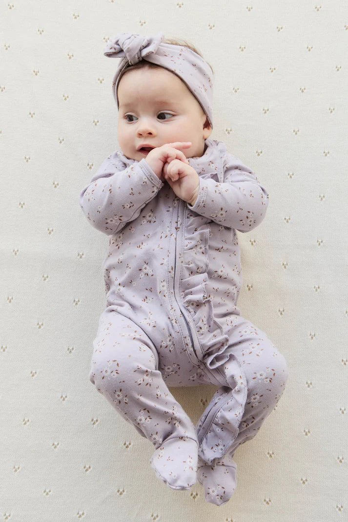 Organic Cotton Melanie Onepiece - Lulu Bloom Iris - Mimi et Lion