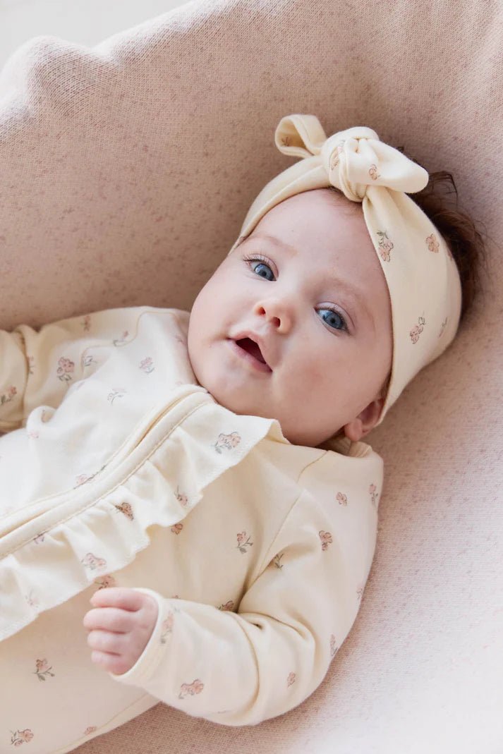 Organic Cotton Melanie Onepiece - Meredith Egret - Mimi et Lion