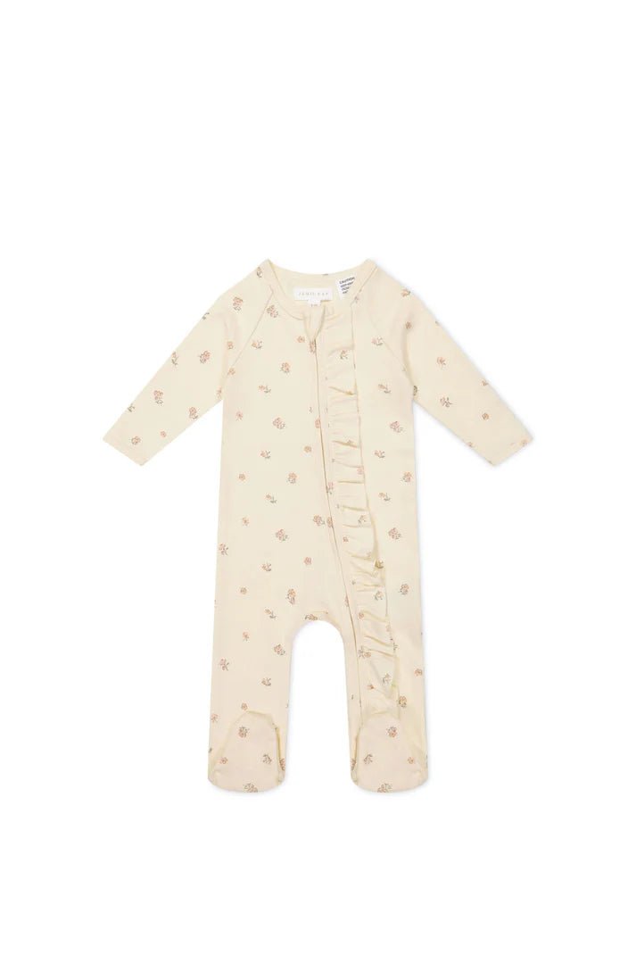 Organic Cotton Melanie Onepiece - Meredith Egret - Mimi et Lion