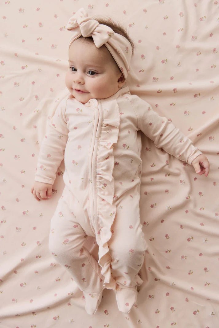 Organic Cotton Melanie Onepiece - Meredith Morganite - Mimi et Lion