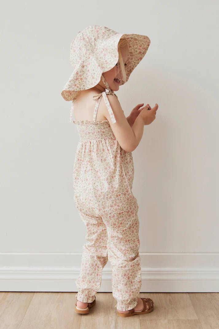 Organic Cotton Summer Playsuit - Fifi Floral - Mimi et Lion