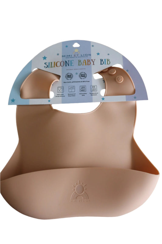 Peach Perfect - Silicone Bib by Mimi et Lion - Mimi et Lion