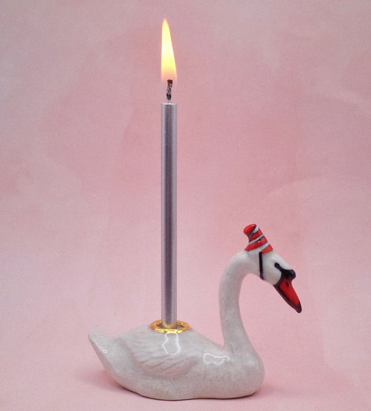 Swan Cake Topper - Mimi et Lion