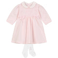 Load image into Gallery viewer, Elke Pink Baby Girl Dress & Tights
