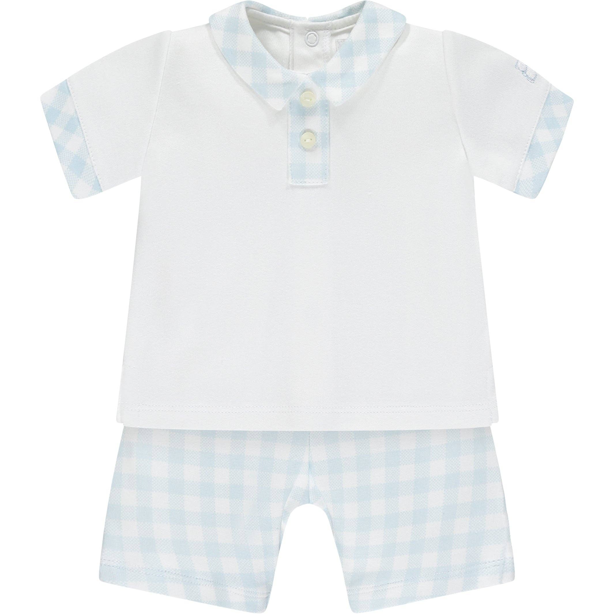 Doyle Check Print Boys Short Set