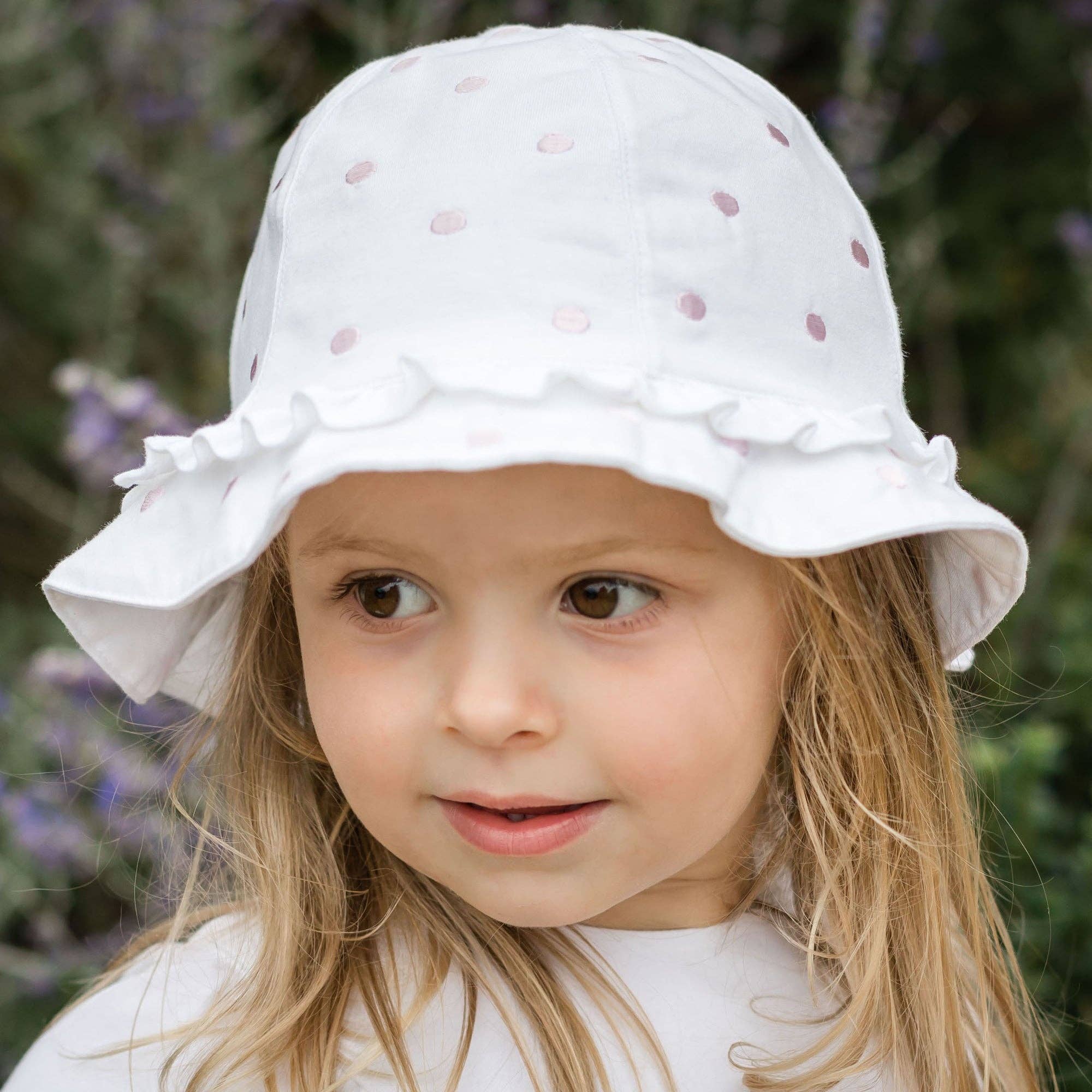 Sera Pink Spotty Sunhat